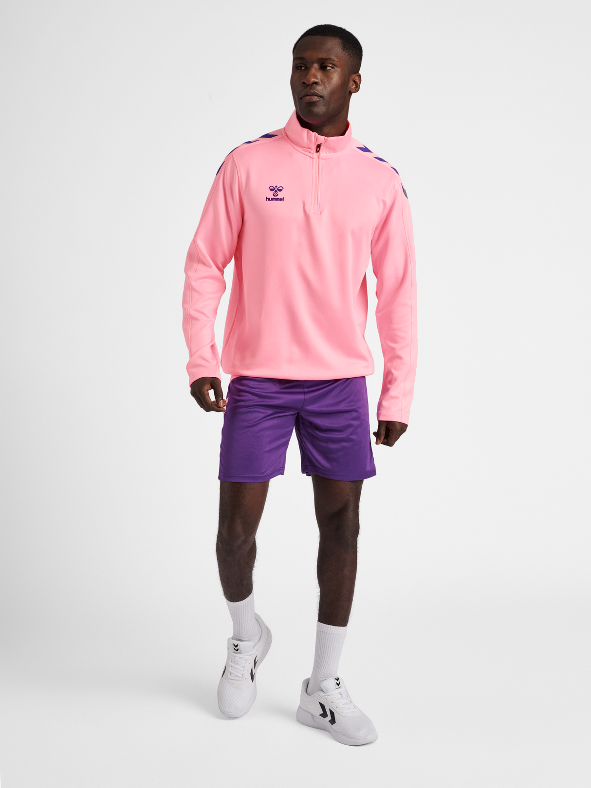 hummel Unisex Core XK Half Zip Poly Sweatshirt-4