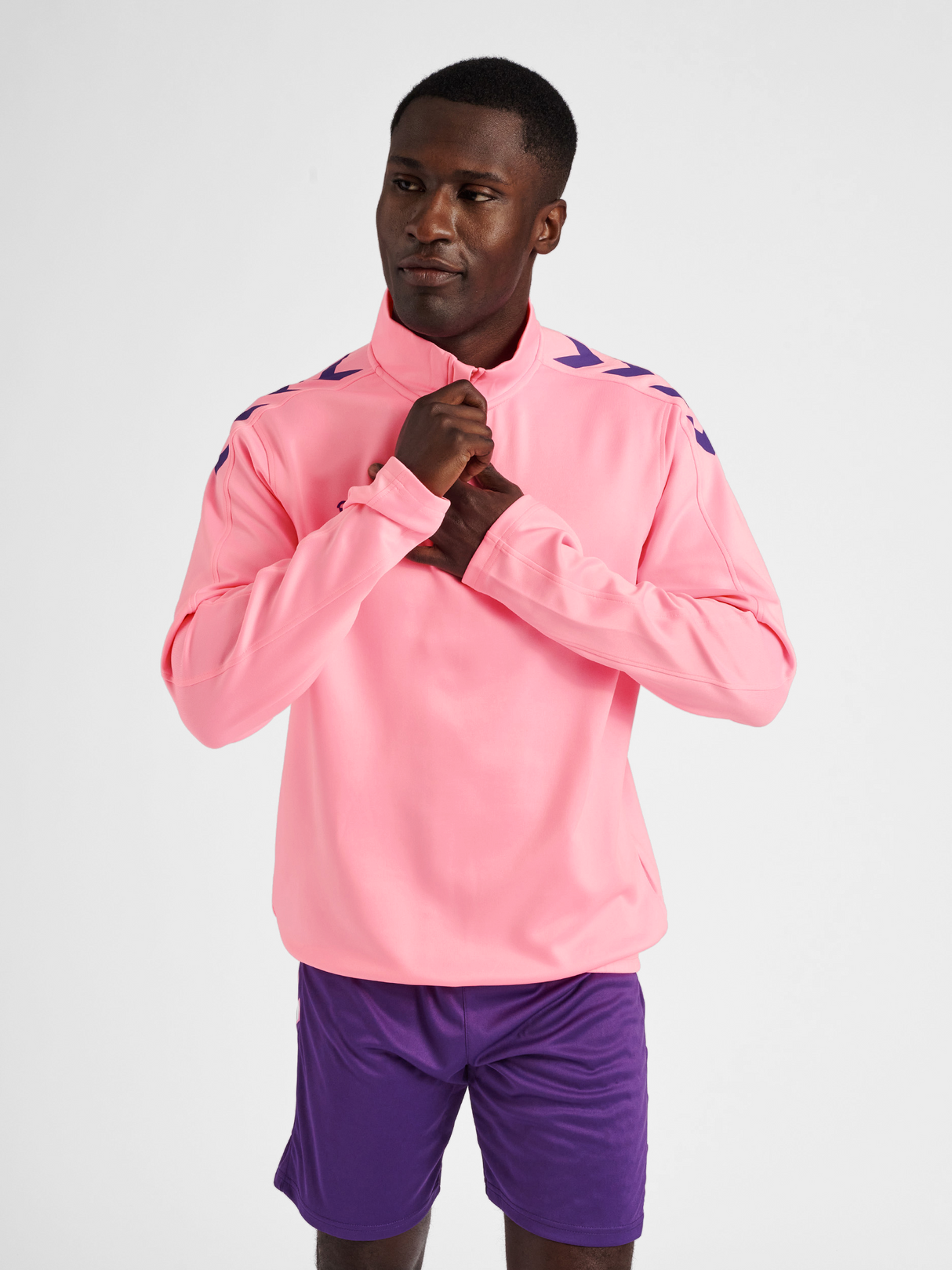 hummel Unisex Core XK Half Zip Poly Sweatshirt-5