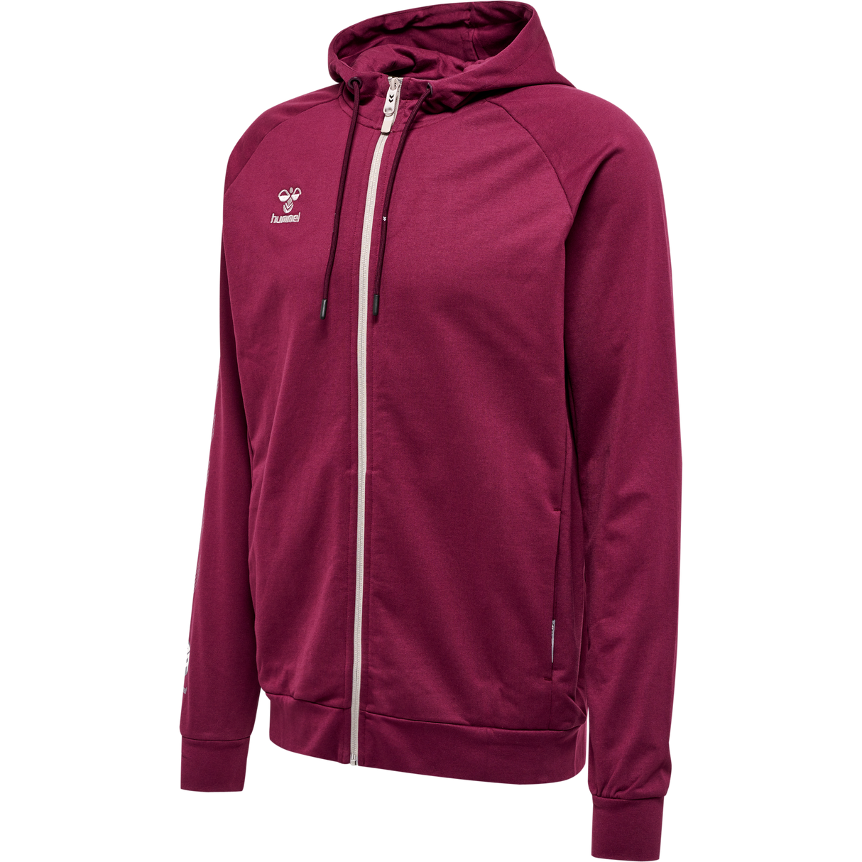 hummel Men's Move Grid Cotton Zip Hoodie-1
