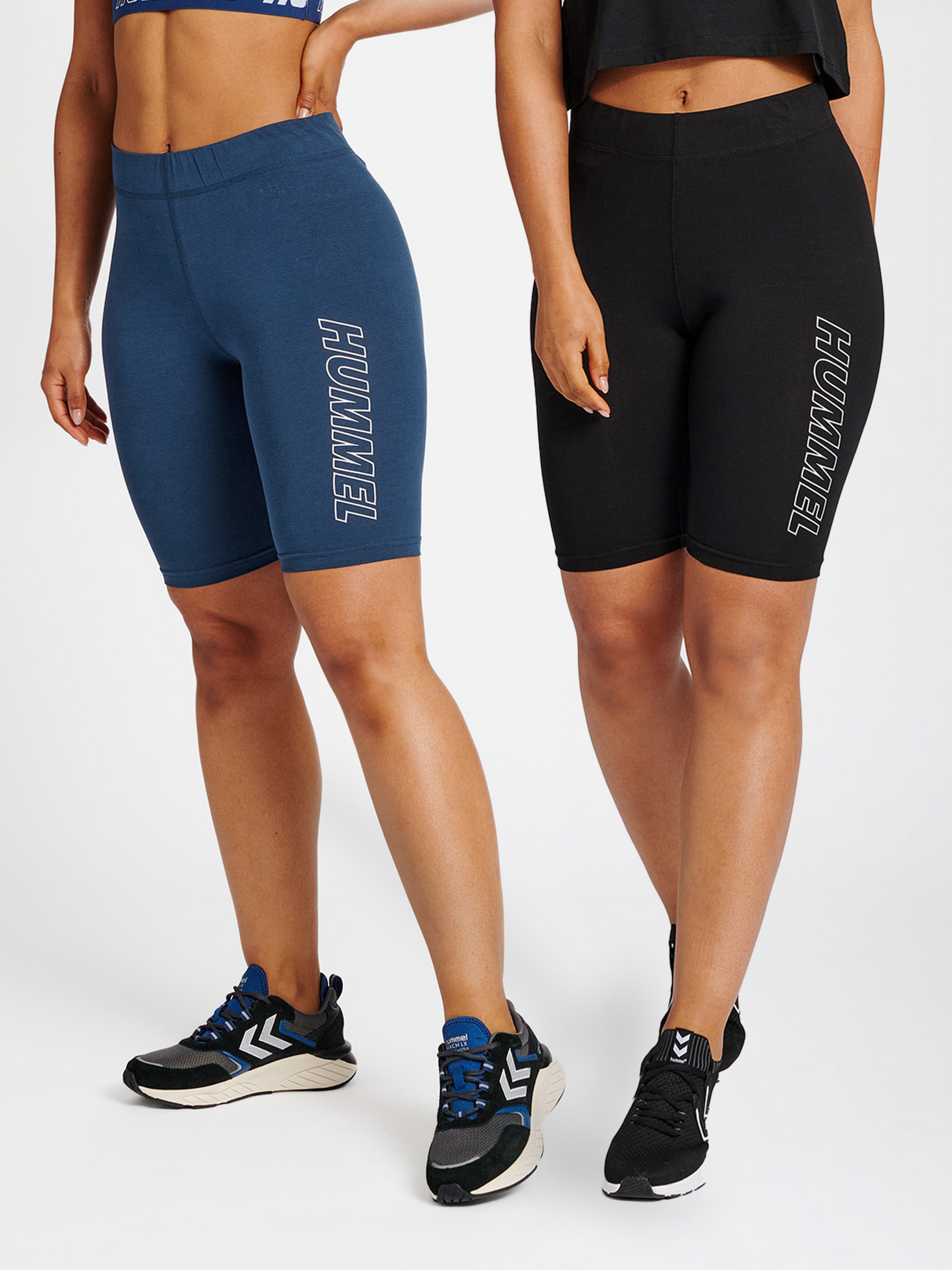 hummel Women's Training Essentials Maja 2-Pack Mid Waist Tight Shorts-6