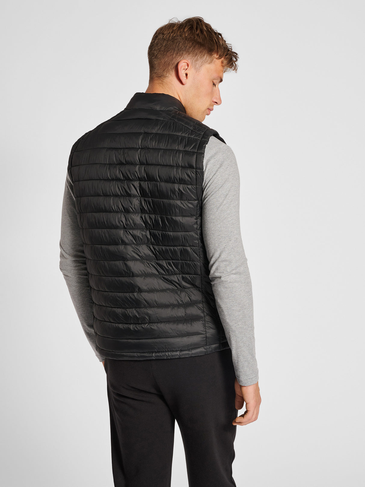 hummel Men's Red Quilted Waistcoat-6