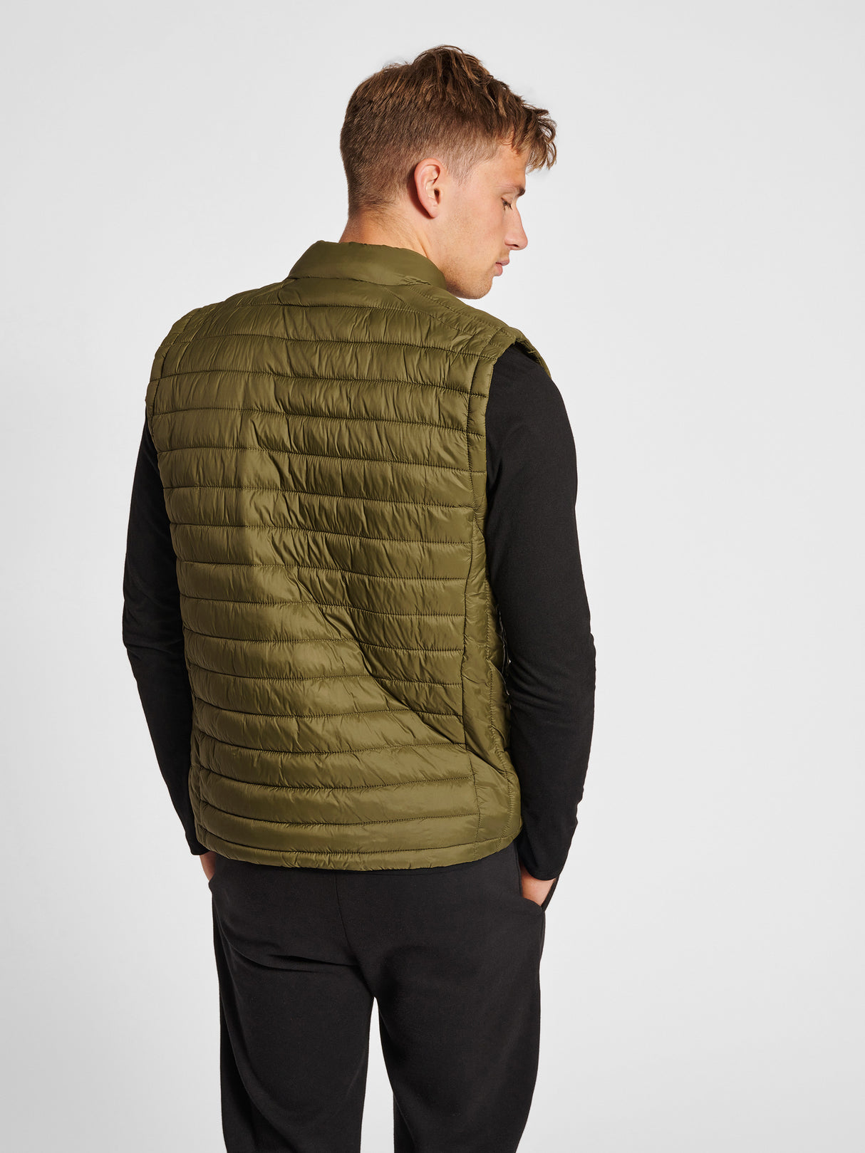 hummel Men's Red Quilted Waistcoat-6