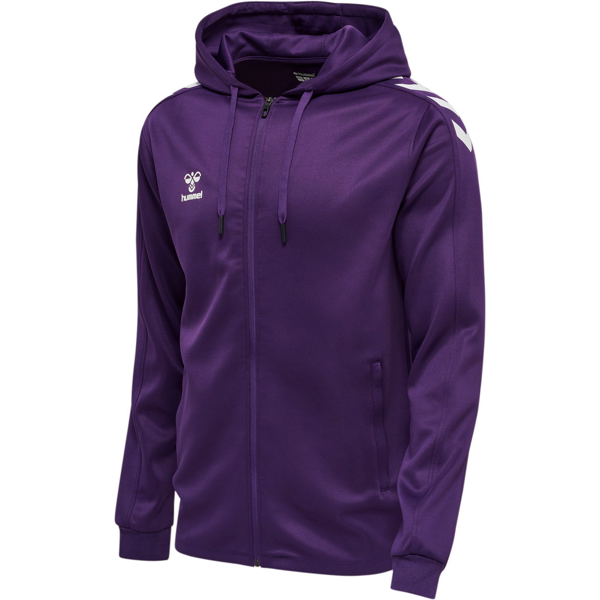 hummel Unisex Core XK Poly Zip Hood Sweatshirt-1