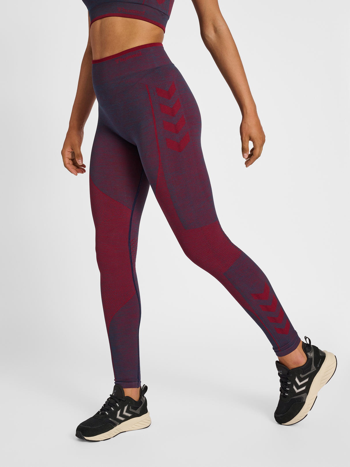 hummel Women's Mindful Training Aly Seamless High Waist Tights-5