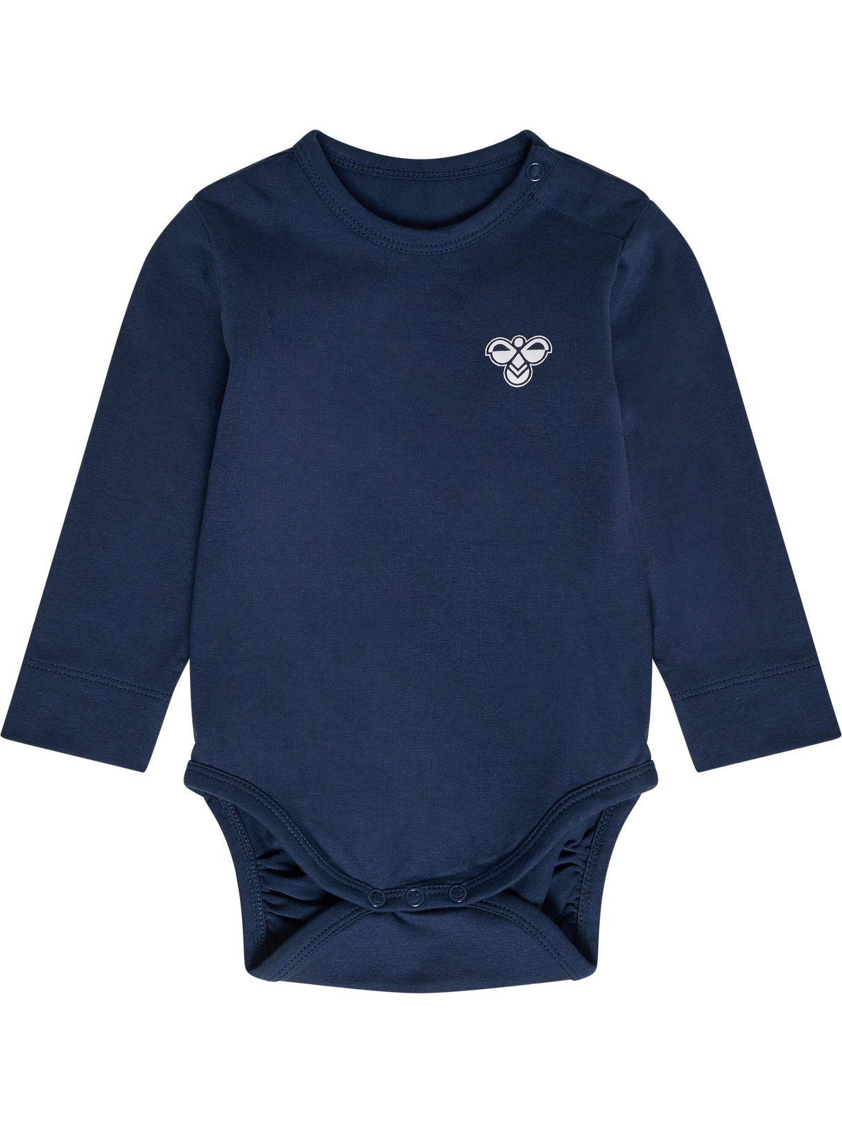 hummel Youth Mini Bee Solid Bodysuit Long Sleeve-1