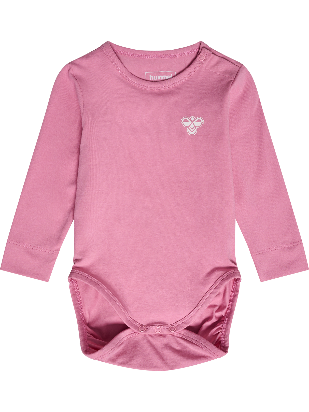 hummel Youth Mini Bee Solid Bodysuit Long Sleeve-1