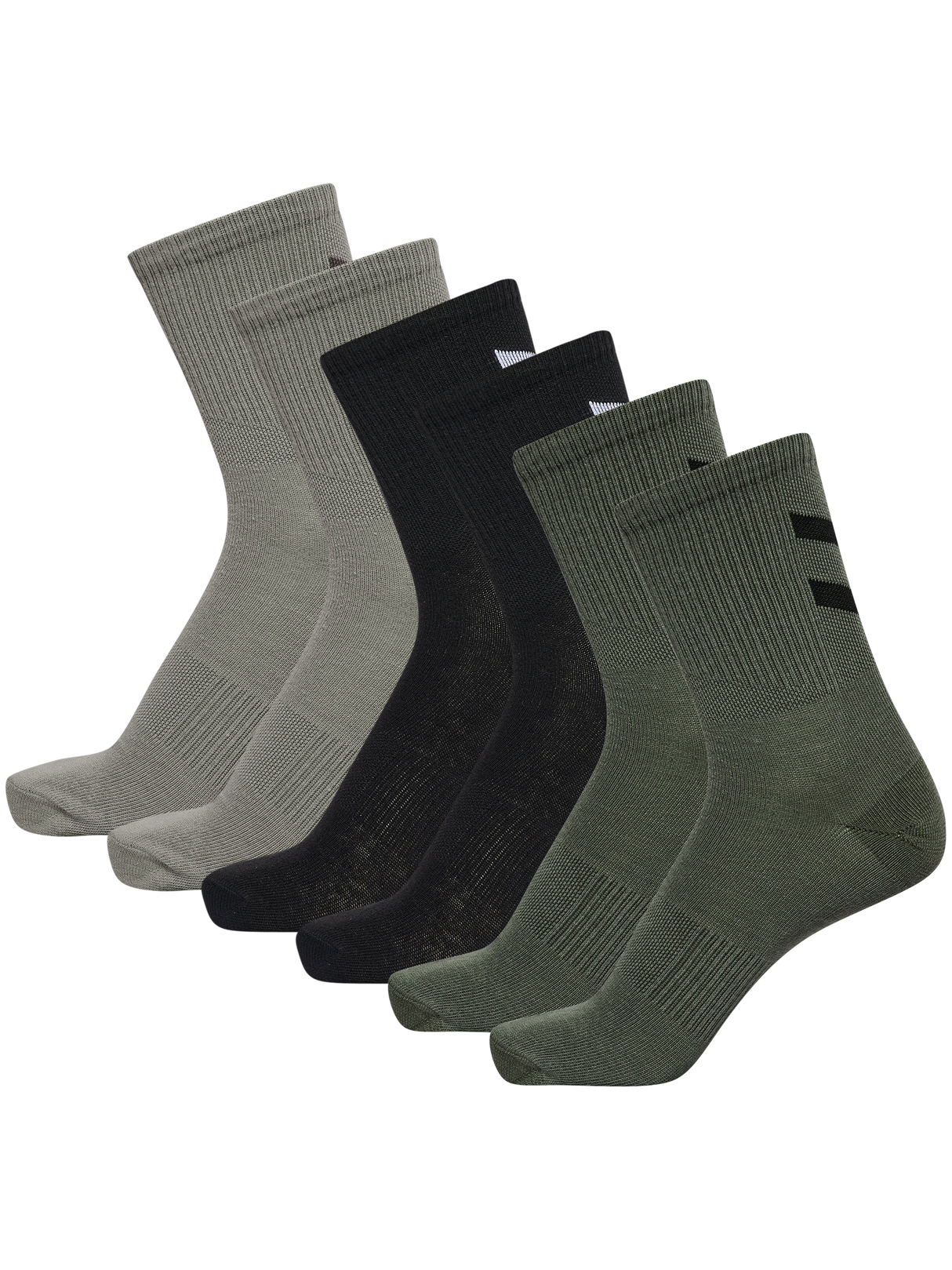 hummel Unisex Chevron 6-Pack Socks-1