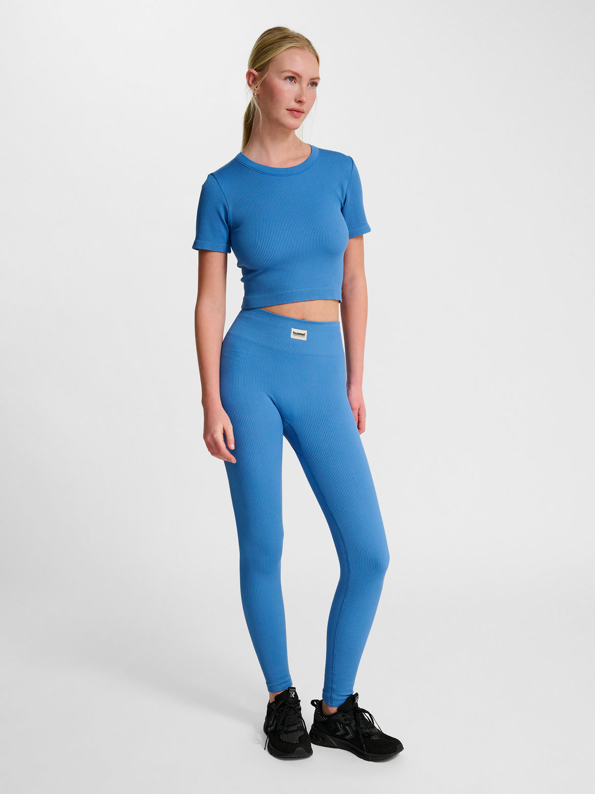 hummel Women's Pulse Seamless Rib Short Sleeve T-Shirt-6