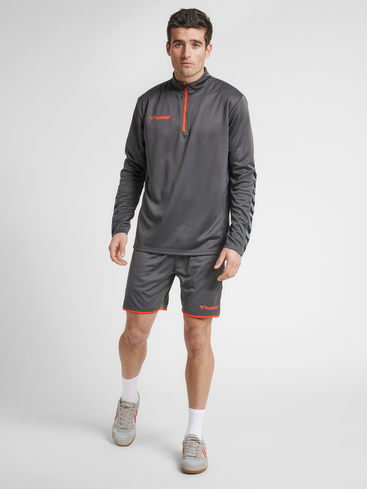 hummel Men's Authentic Half Zip Sweatshirt-3
