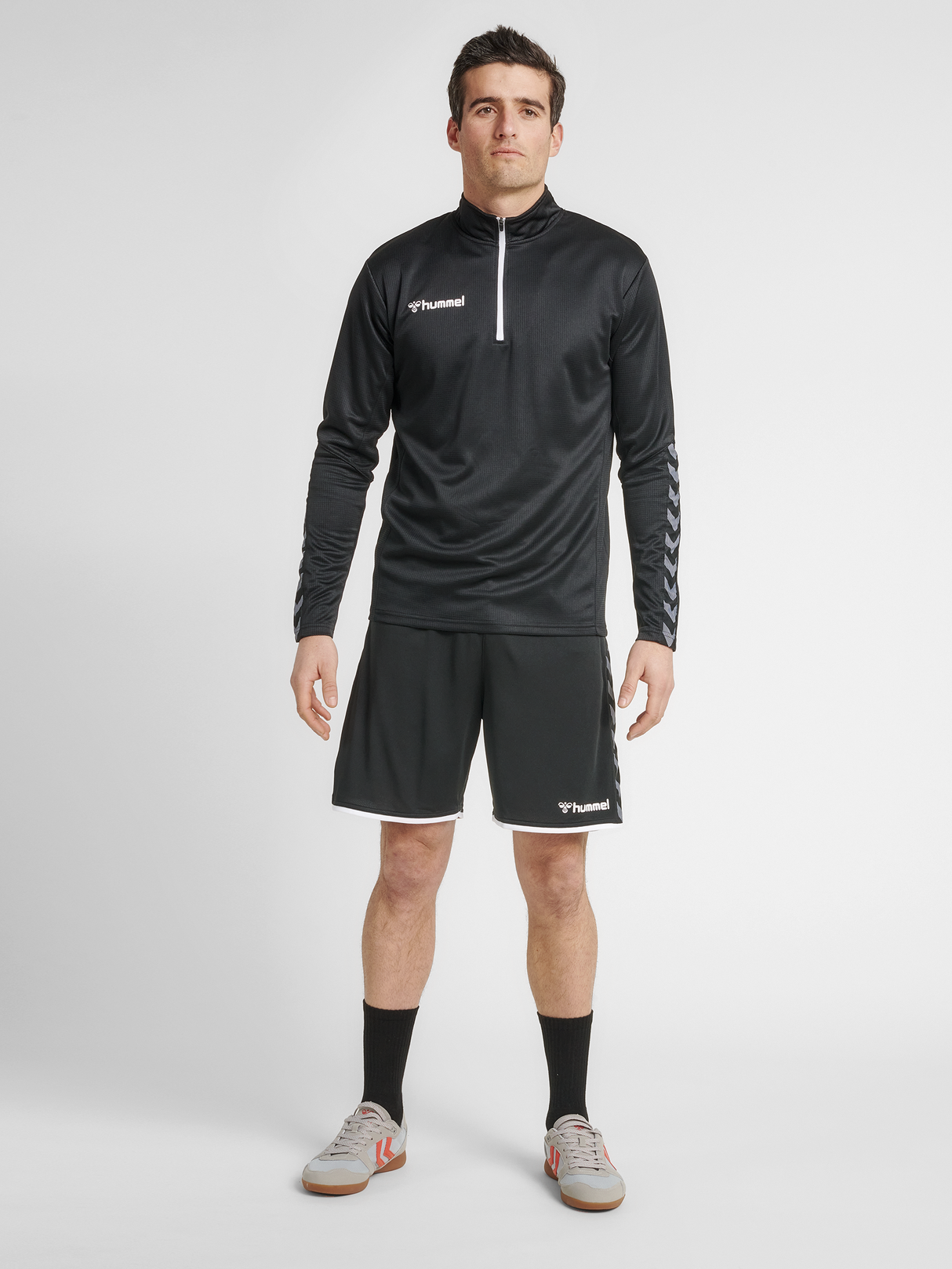 hummel Men's Authentic Half Zip Sweatshirt-3