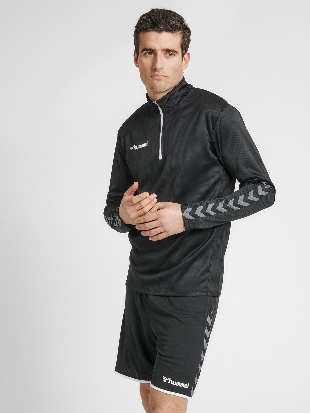 hummel Men's Authentic Half Zip Sweatshirt-4