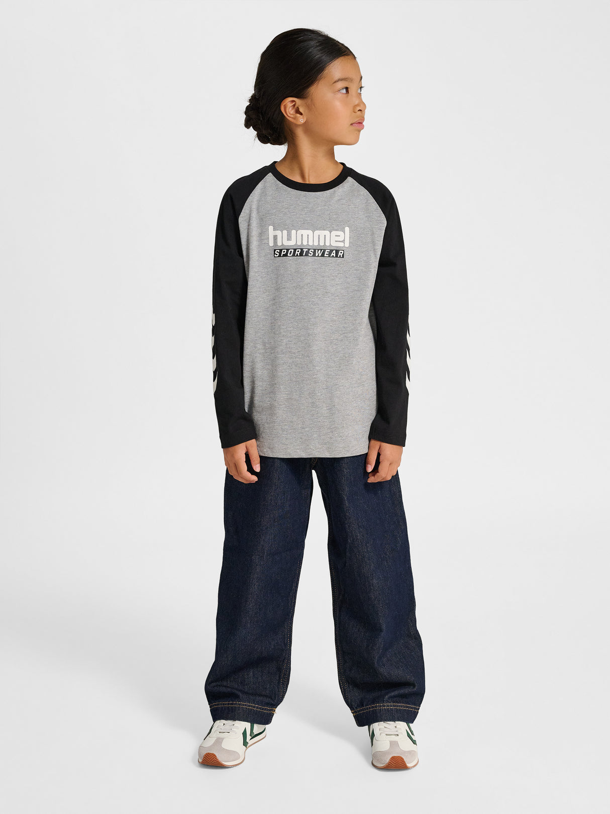 hummel Youth Logo Long Sleeve T-Shirt Noos-6