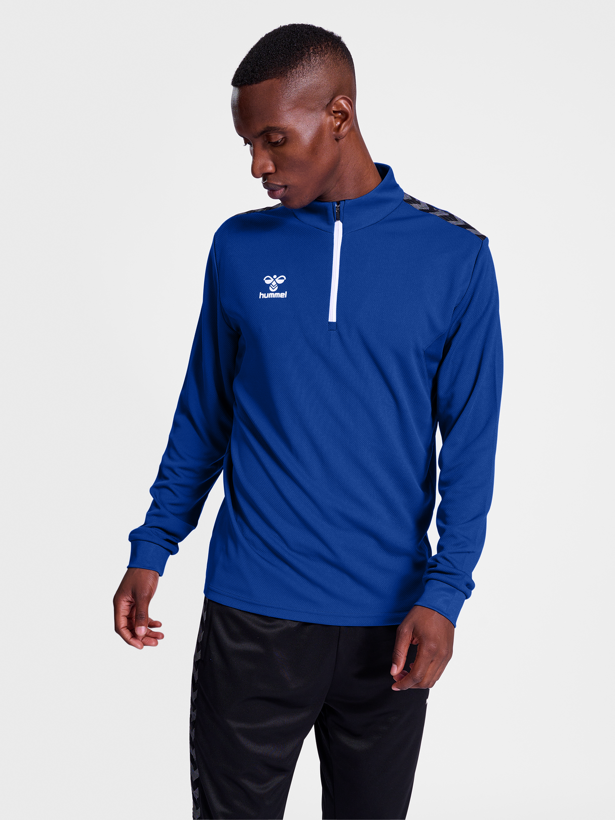 hummel Men's Authentic Half Zip Sweatshirt-6