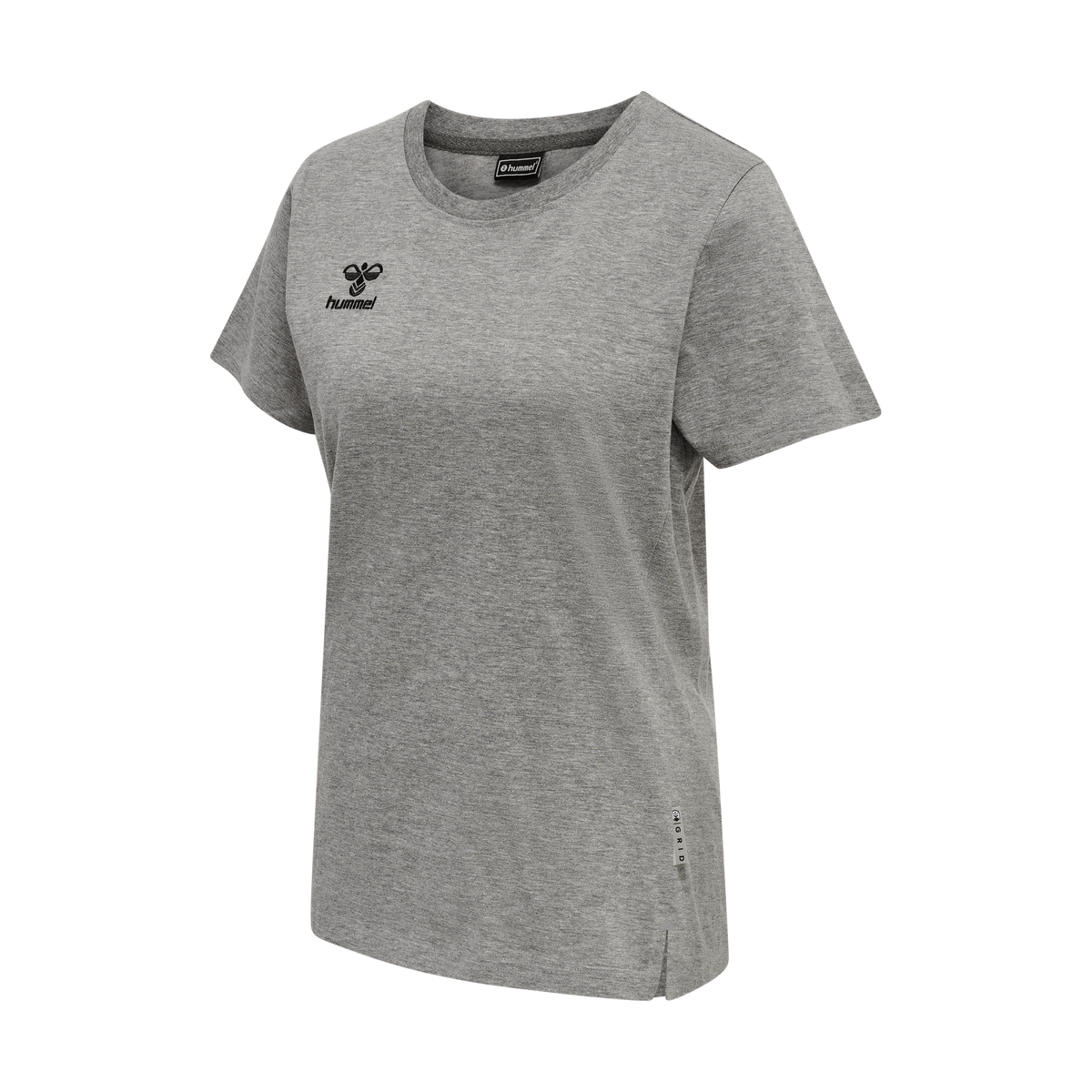 hummel Women's Move Grid Cotton Short Sleeve T-Shirt-1