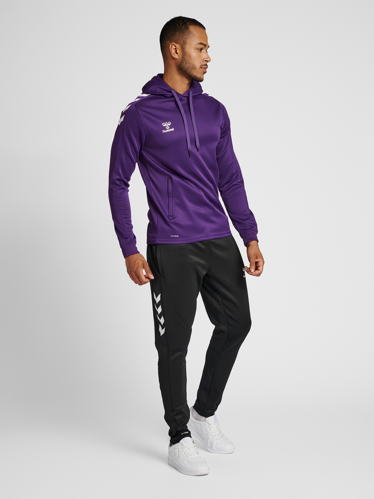 hummel Unisex Core XK Poly Sweat Hoodie-4