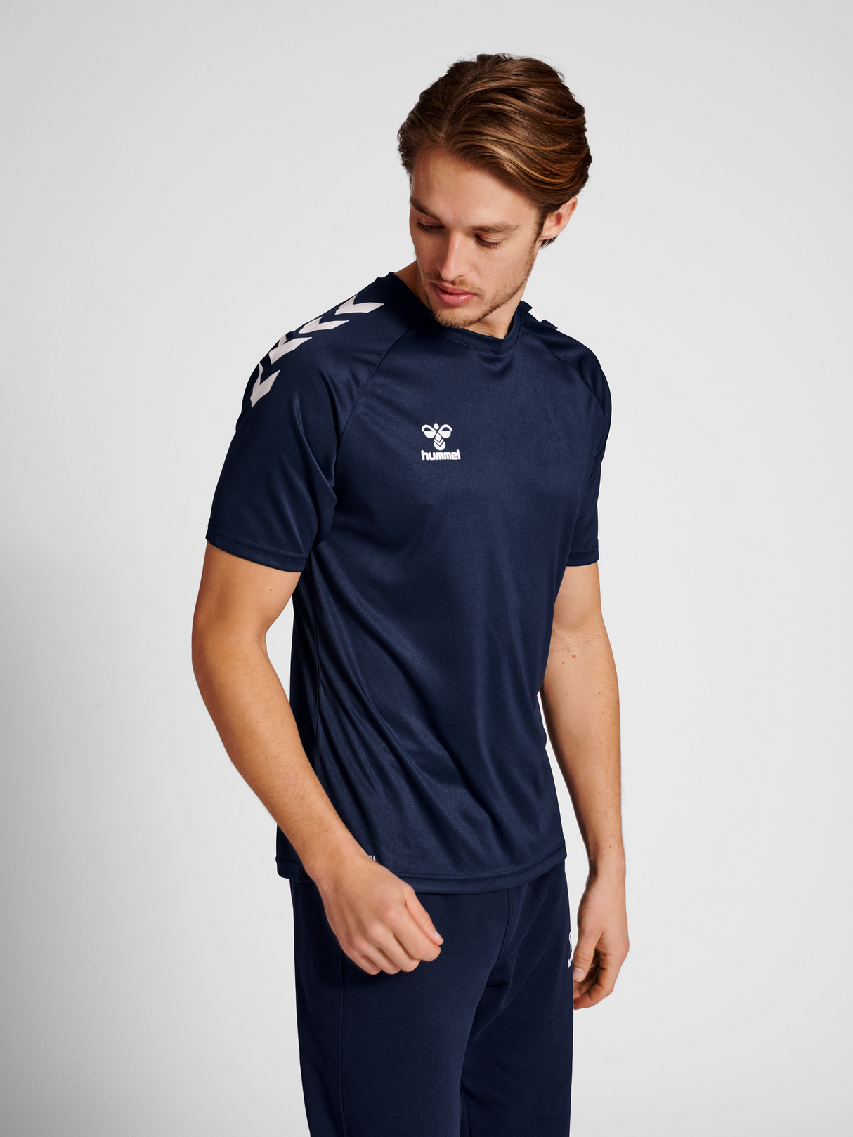 hummel Men's Core XK Core Poly Short Sleeve T-Shirt-5