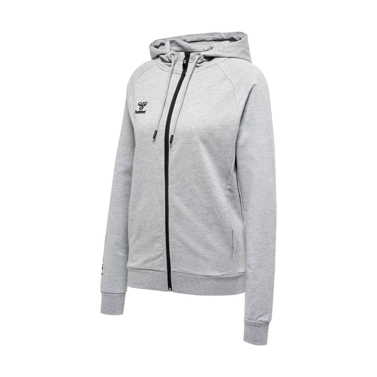 hummel Women's Move Grid Cotton Zip Hoodie-1