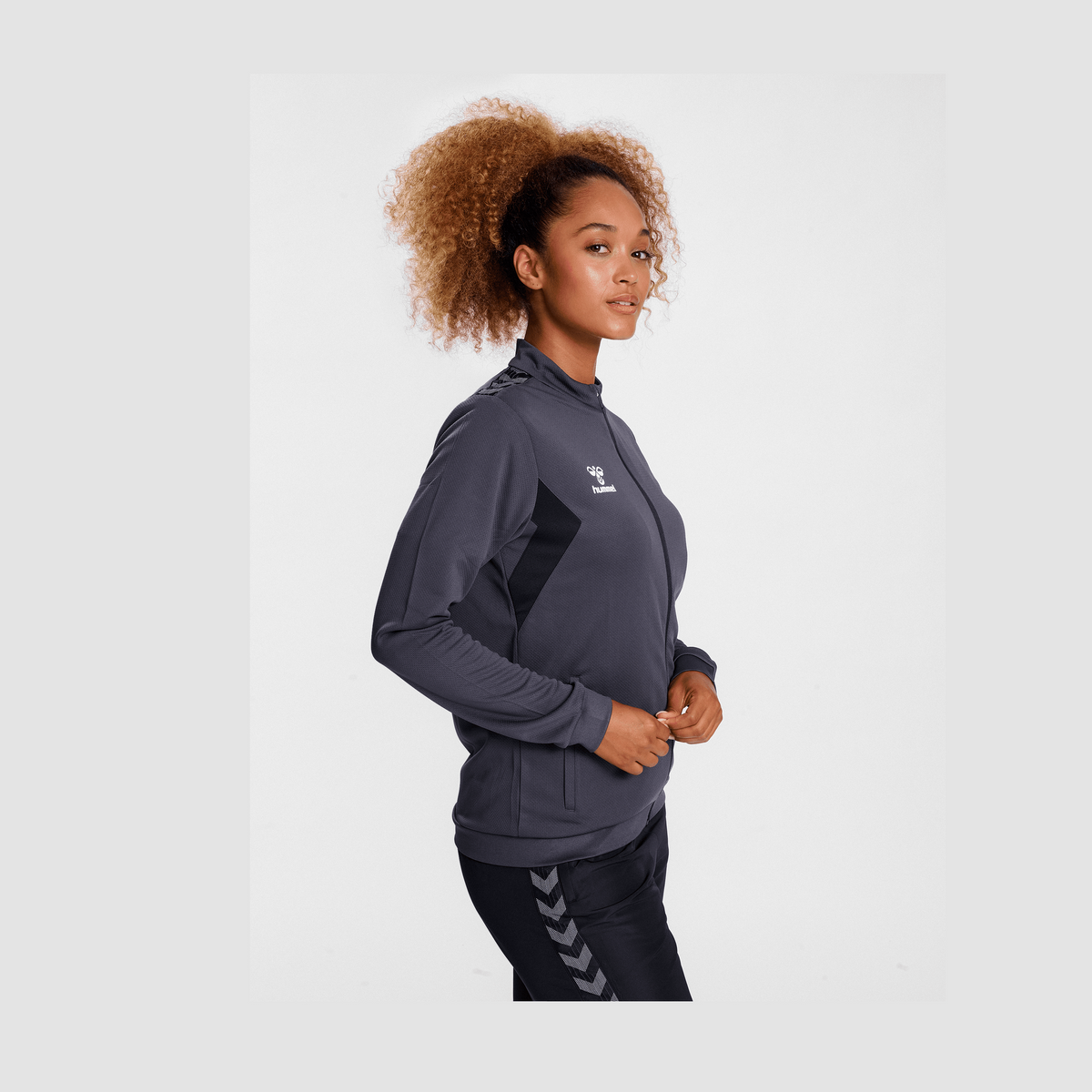 hummel Women's Authentic Polyester Zip Jacket-6