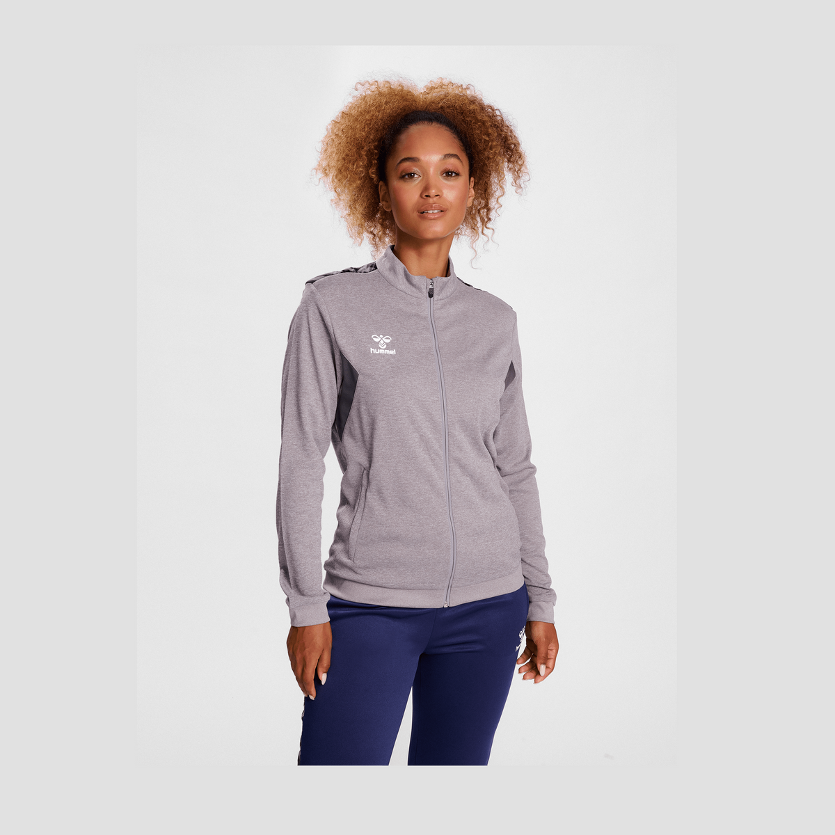 hummel Women's Authentic Polyester Zip Jacket-6