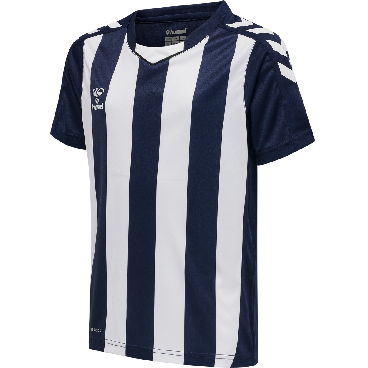 hummel Youth Core XK Striped Short Sleeve Jersey-1