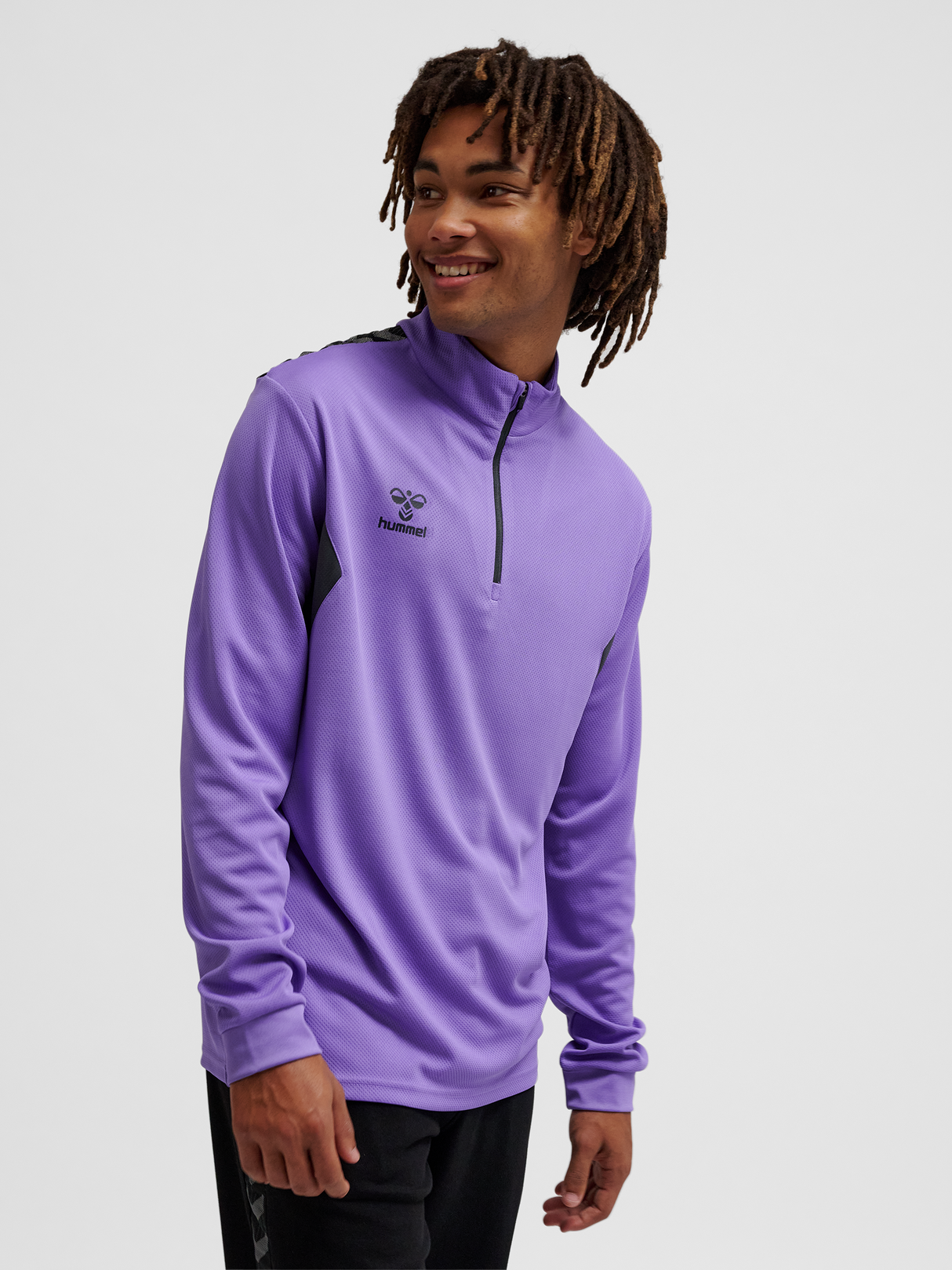 hummel Men's Authentic Half Zip Sweatshirt-6