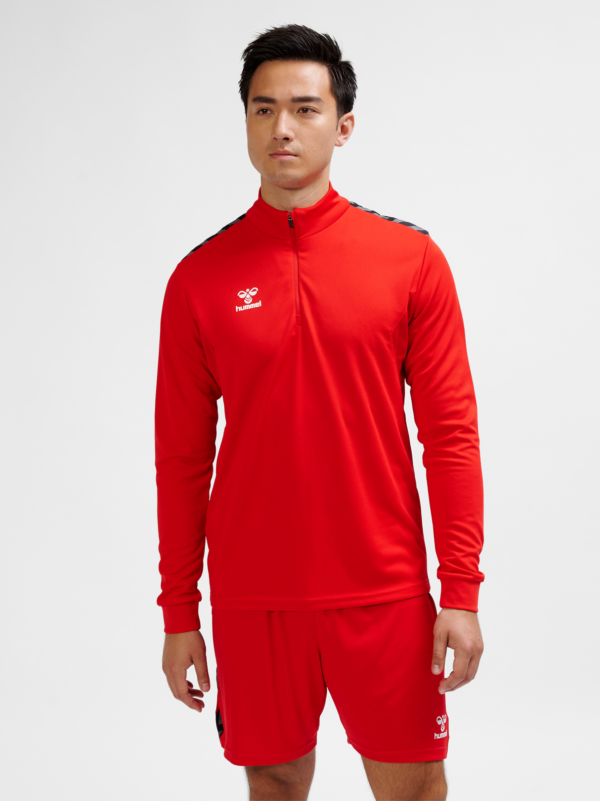 hummel Men's Authentic Half Zip Sweatshirt-6