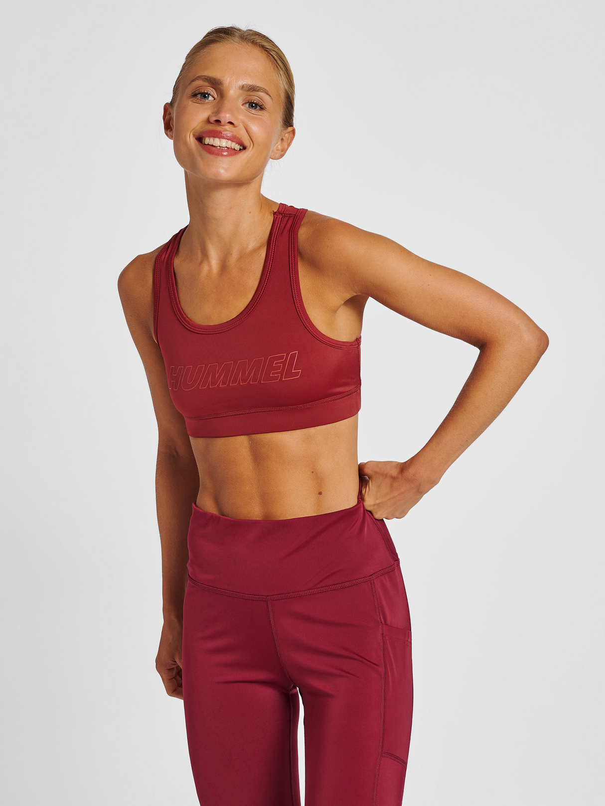 hummel Women's Training Essentials Tola Sports Bra-5