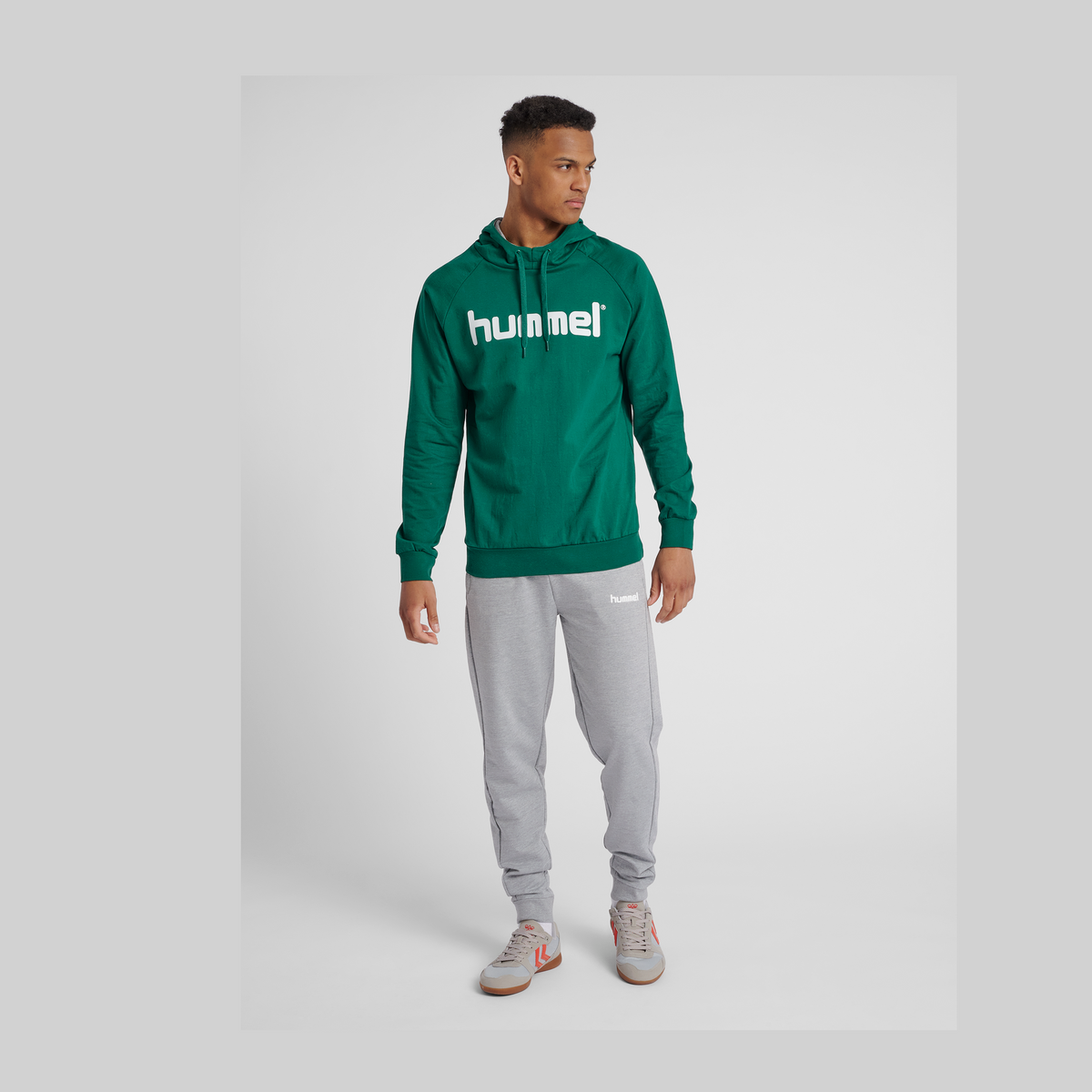 hummel Men's Go Cotton Logo Hoodie-4
