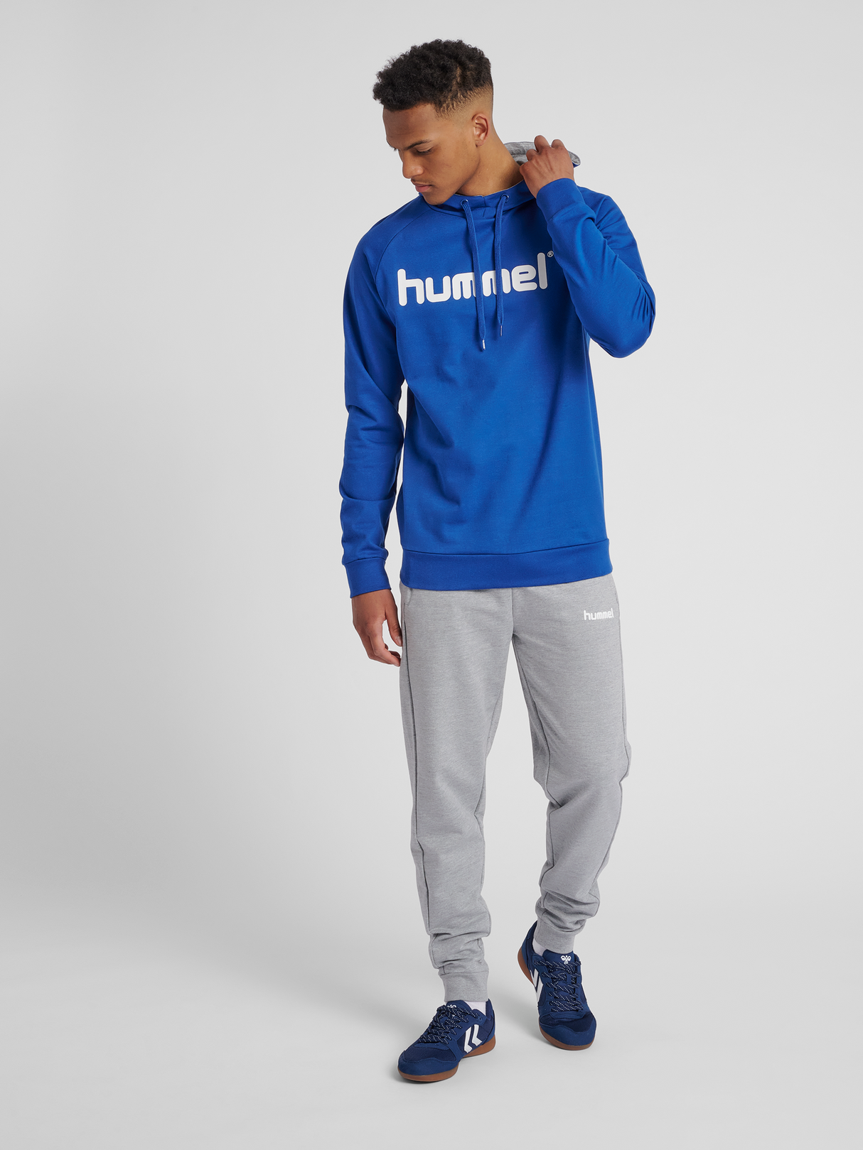 hummel Men's Go Cotton Logo Hoodie-3
