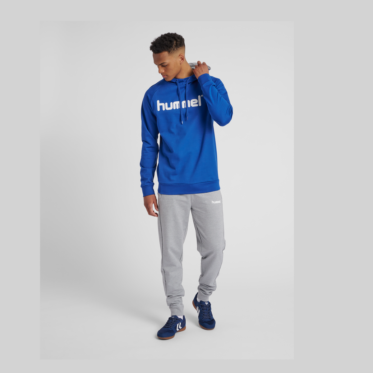 hummel Men's Go Cotton Logo Hoodie-3