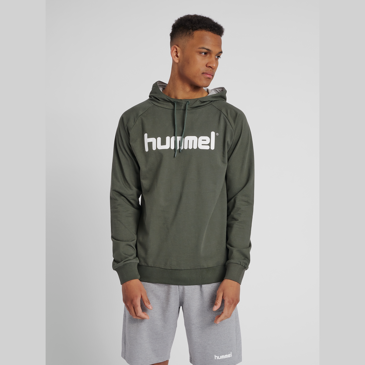 hummel Men's Go Cotton Logo Hoodie-2