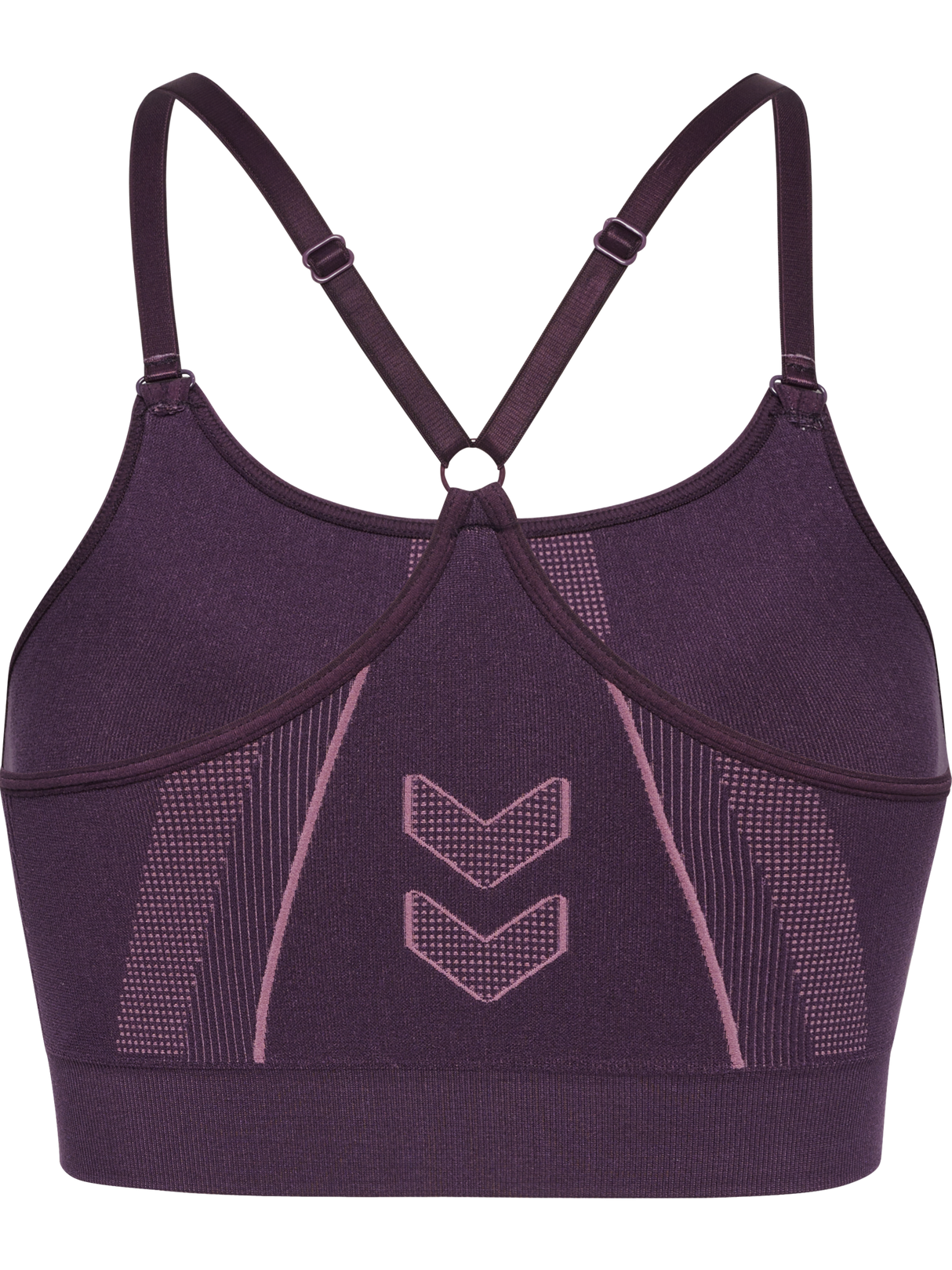 hummel Women's Mindful Training Power Seamless Sports Bra-2