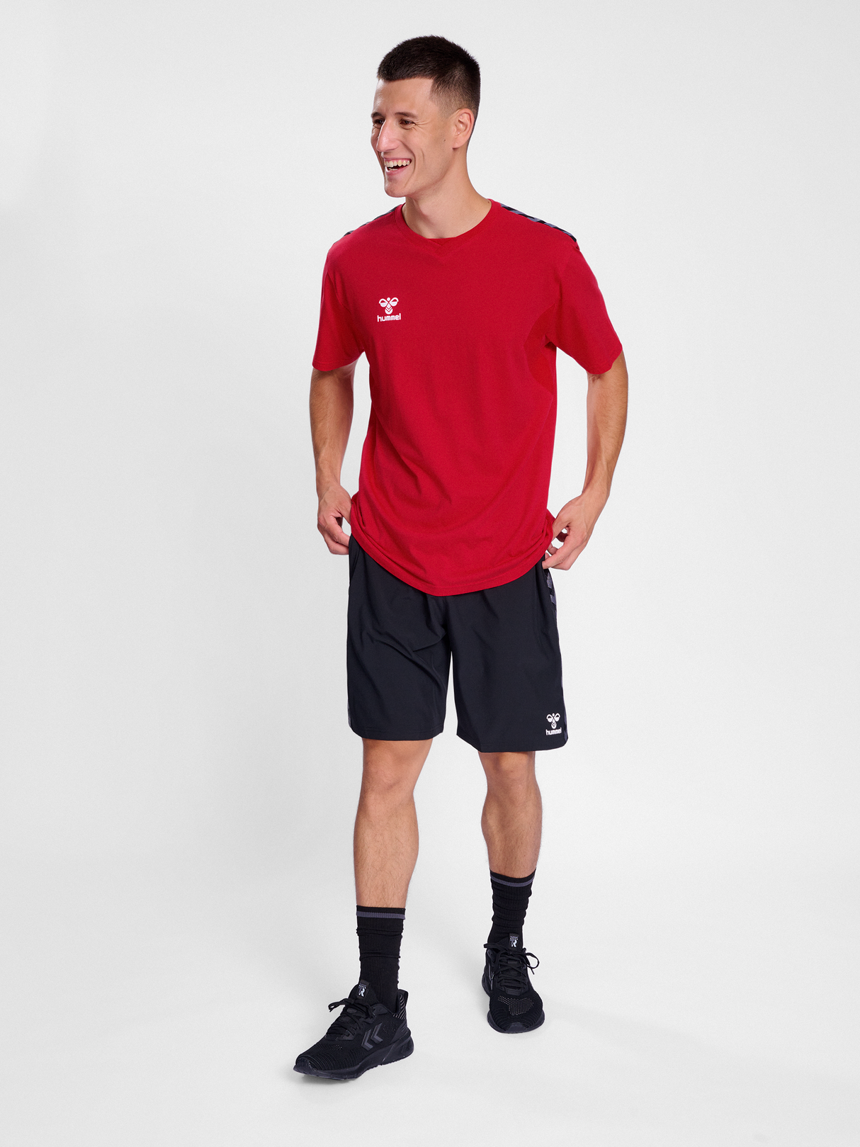hummel Men's Authentic Cotton Short Sleeve T-Shirt-4