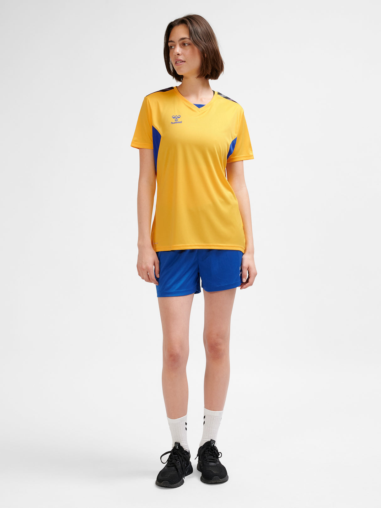 hummel Women's Authentic Polyester Short Sleeve Soccer Jersey-7