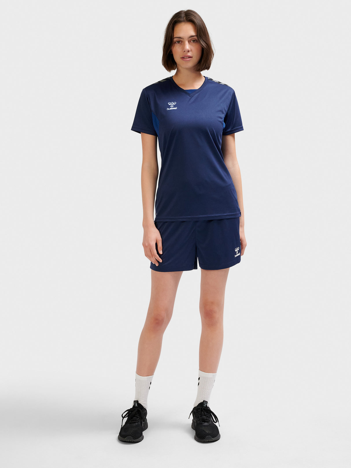hummel Women's Authentic Polyester Short Sleeve Soccer Jersey-7