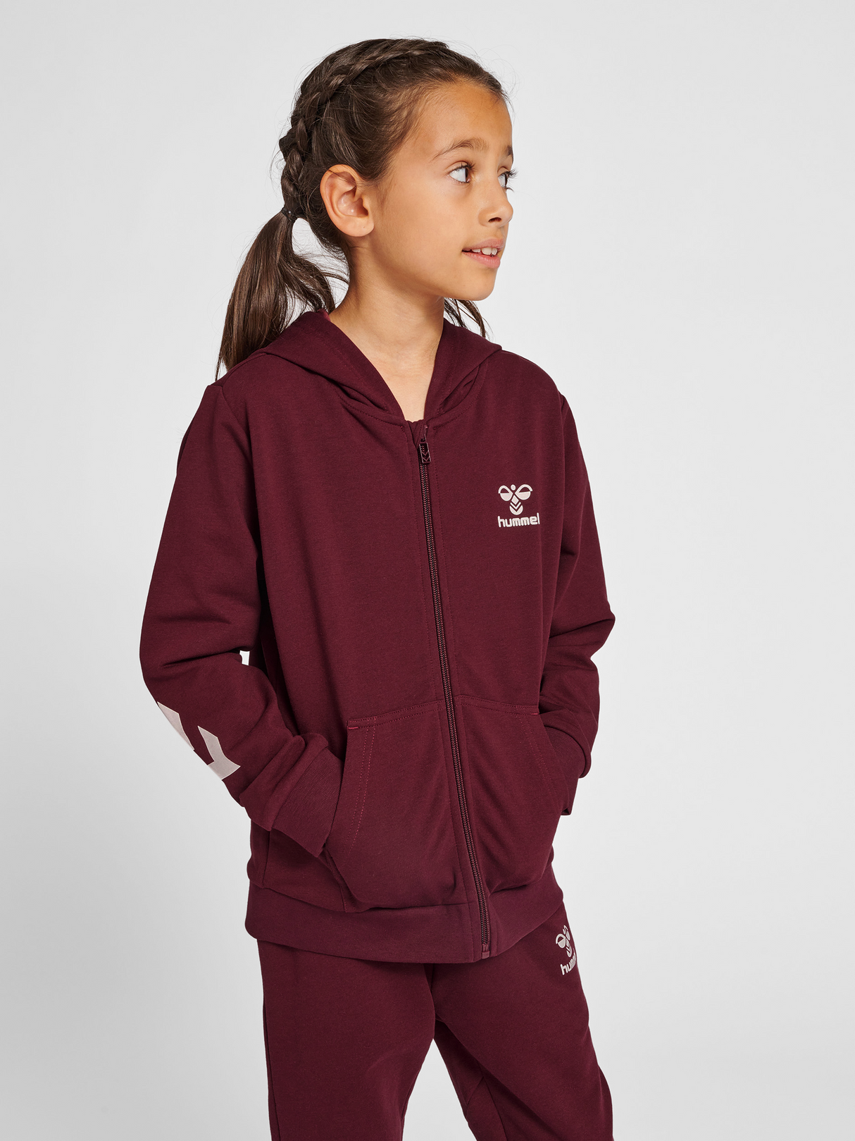 hummel Youth Trece Zip Hoodie-5