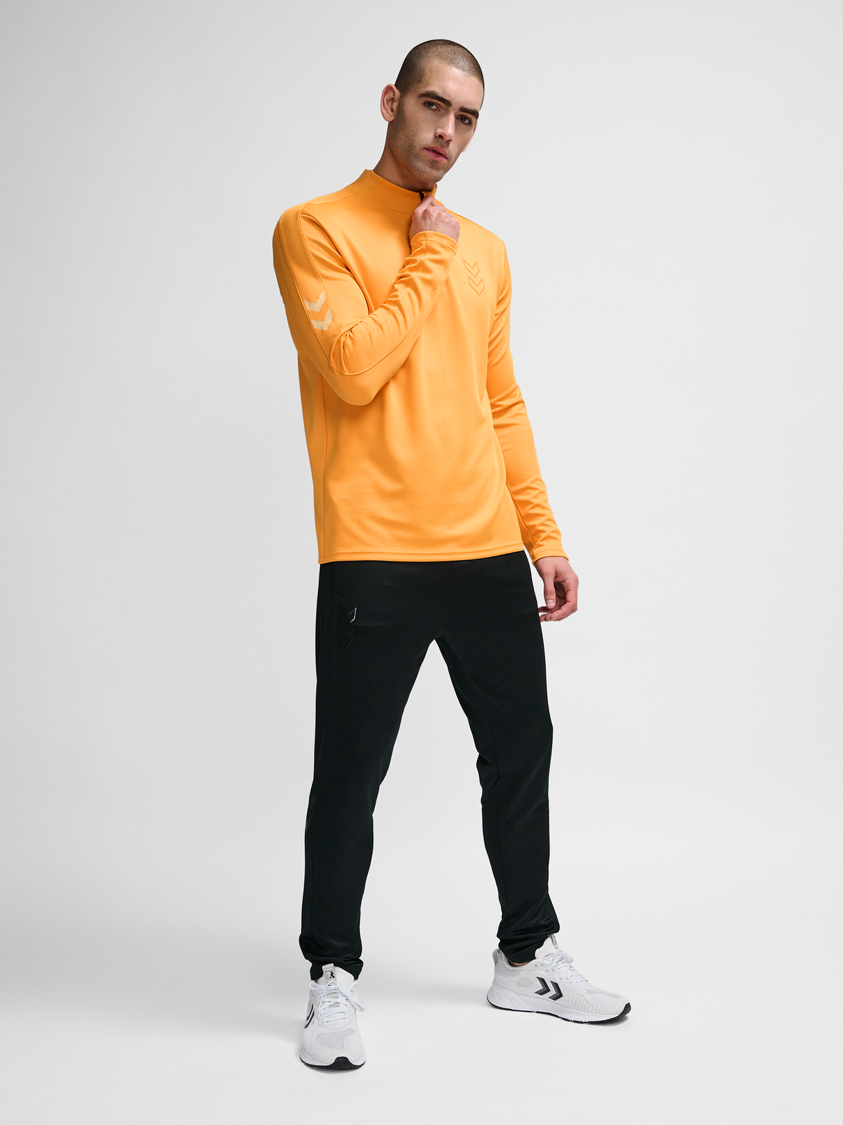 hummel Men's Active Polyester Half Zip-5