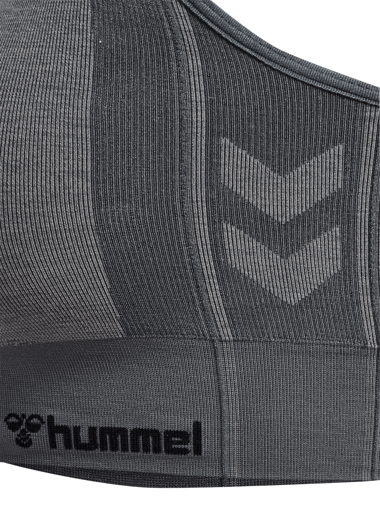 hummel Women's Mindful Training Shine Seamless Sports Bra-3