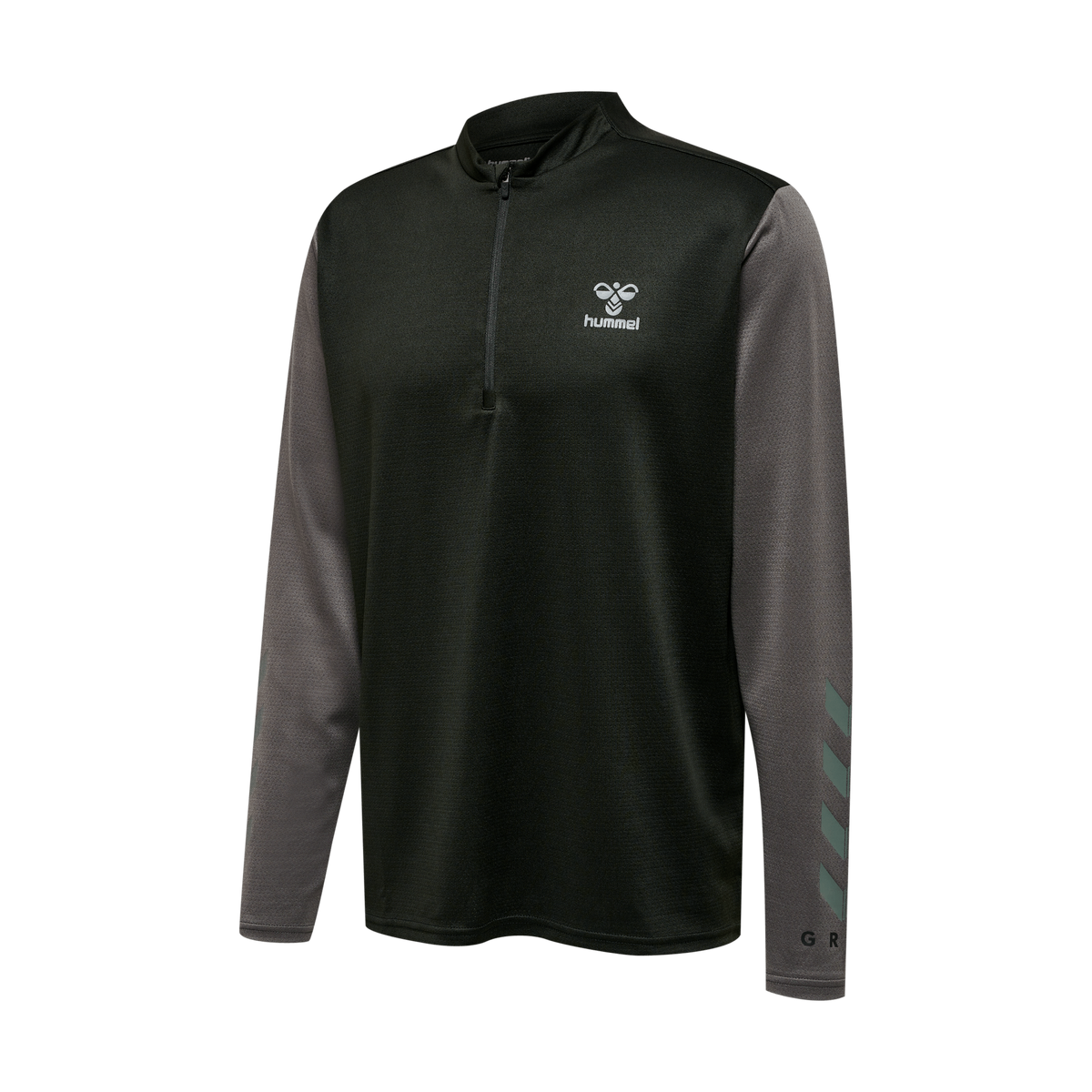 hummel Men's Ongrid 1/2 Zip Poly Sweatshirt-1