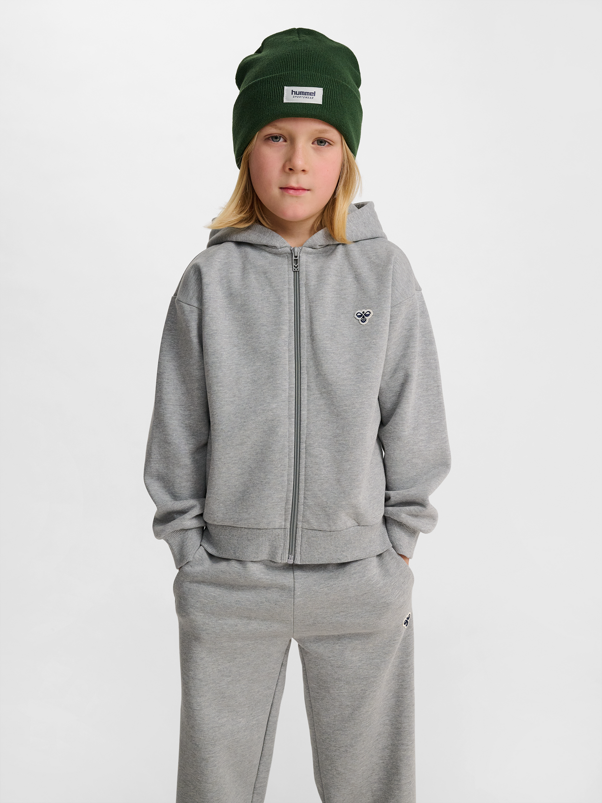 hummel Youth Loose Zip Hoodie Bee-5