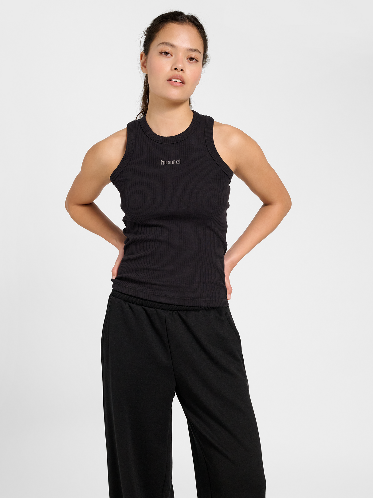 hummel Women's Foundation Rib Tank Top-5