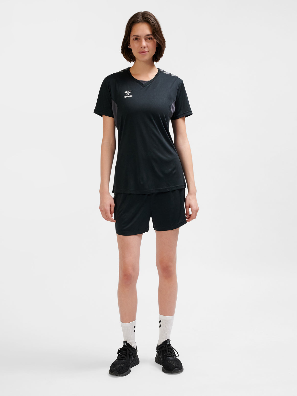 hummel Women's Authentic Polyester Short Sleeve Soccer Jersey-7