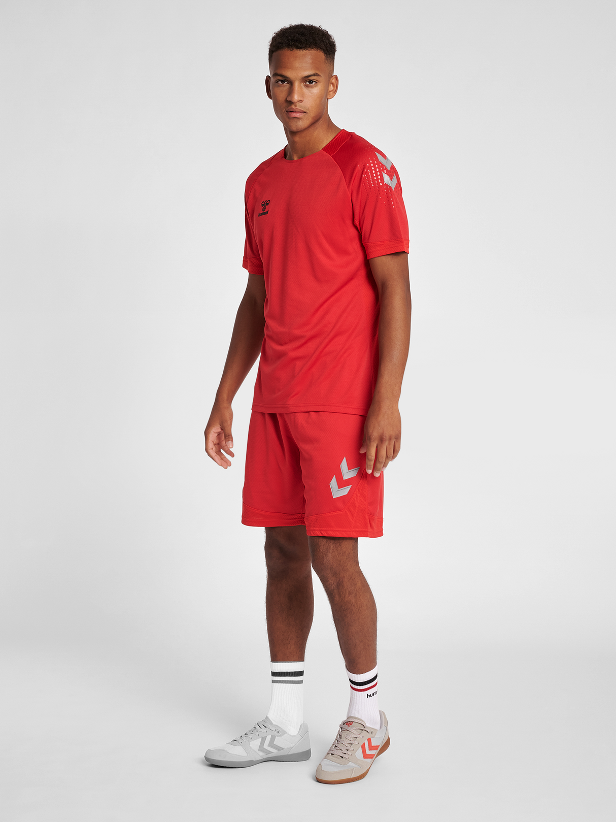 hummel Men's Lead Poly Shorts-4