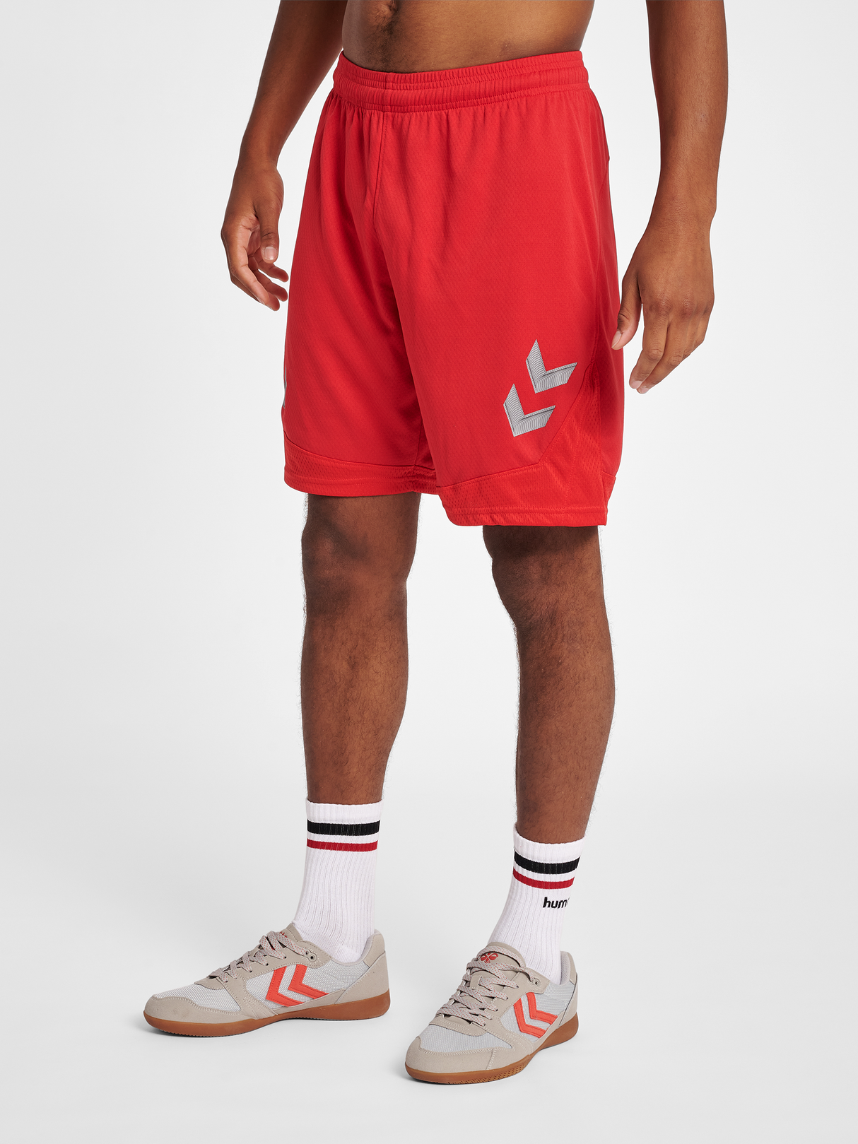 hummel Men's Lead Poly Shorts-5