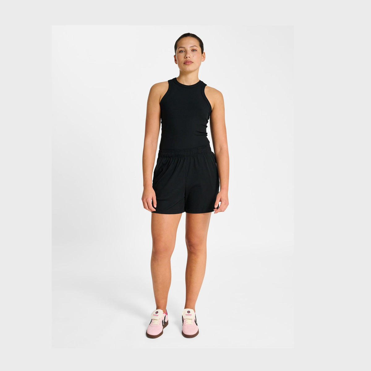 hummel Women's Pulse Rib Shorts-6