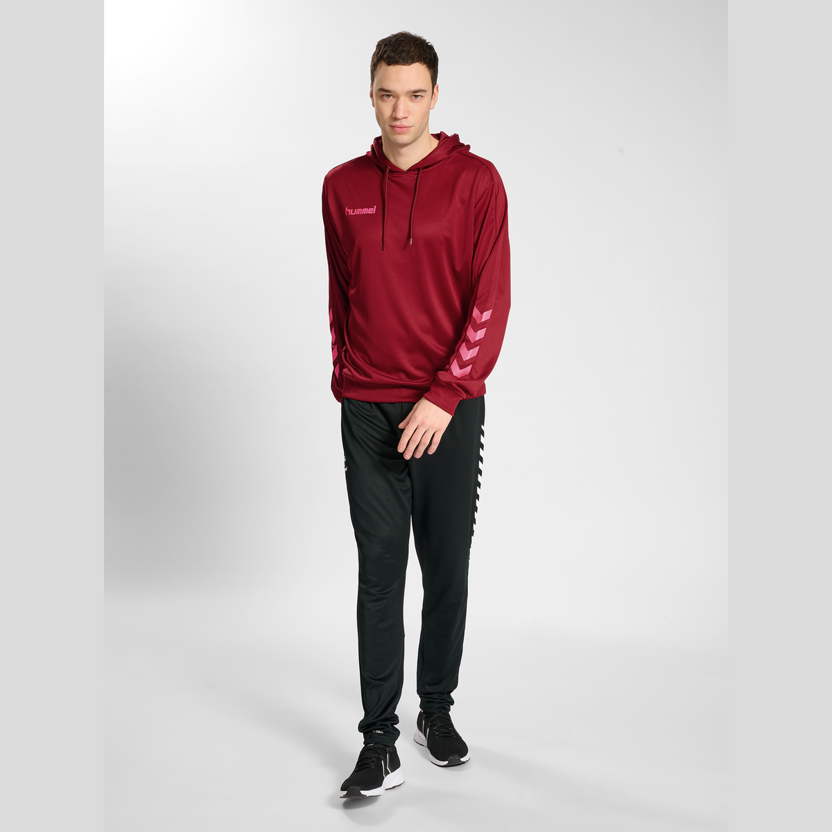 hummel Men's Promo Poly Hoodie-4