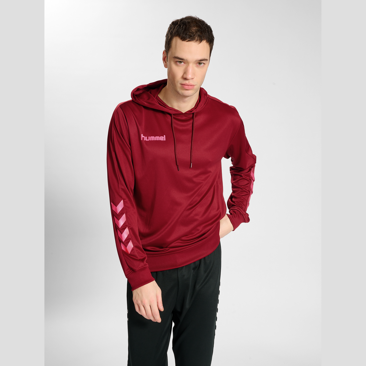 hummel Men's Promo Poly Hoodie-5