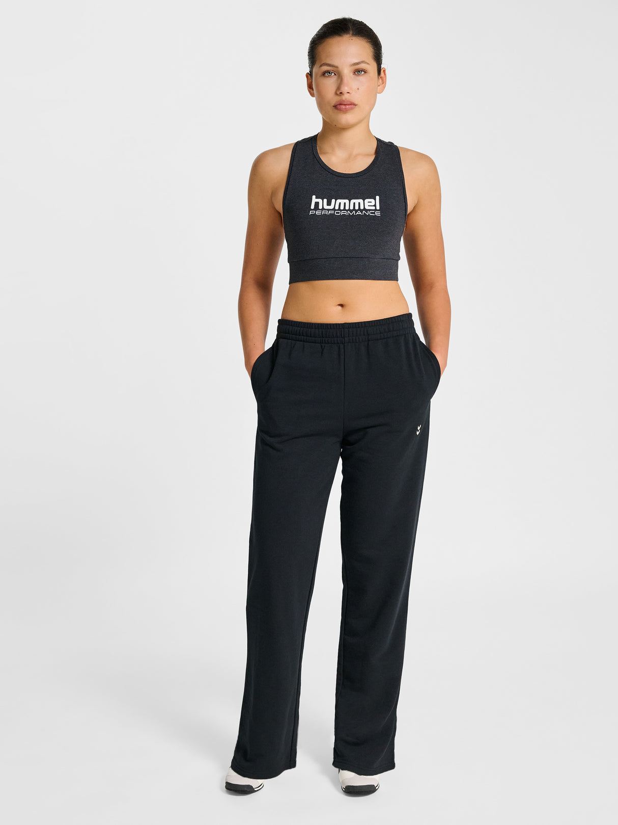 hummel Women's Pulse Wide Sweatpants-6