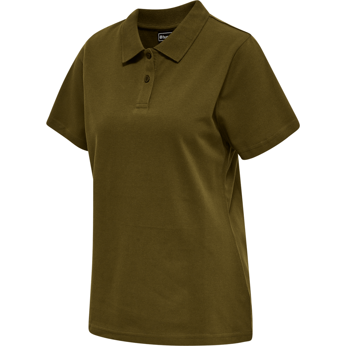 hummel Women's Red Classic Polo-1
