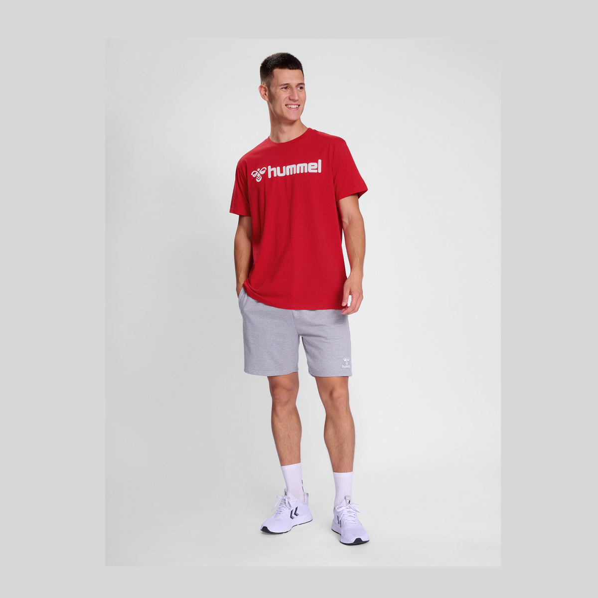 hummel Men's Go 2.0 Logo Short Sleeve T-Shirt-4